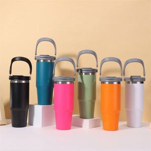 Superfit American Style 20oz 40oz 304 Stainless Steel Vacuum Insulated Travel Tumbler Large Capacity Outdoor Portable <b>Straw</b> 6-12 - Product Image 1