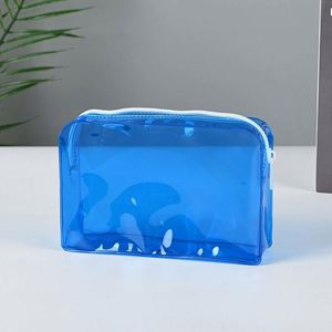 Bolsas de Maquillaje Personalizables de PVC con Logotipo, Bolsas de Cosméticos Portátiles con Cierre, MOQ Bajo, Tamaño Transparente/Colorido Personalizado - Product Image 5