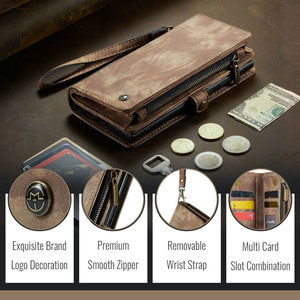Étui en cuir gaufré détachable 2026 pour <span class=keywords><strong>Samsung</strong></span> Z Fold 7, portefeuille, porte-cartes, pochette magnétique 3 en 1 pour <span class=keywords><strong>Samsung</strong></span> Z Fold 7 6 5 <span class=keywords><strong>4</strong></span> - Product Image 4