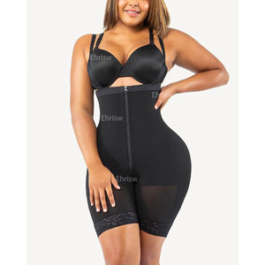 Body Firm Ventre Compression Butt Lifter Plus Size Sporty Shapewear Body Femmes Adultes Taille Haute Pantalon De Yoga Tricoté Épais - Product Image 3