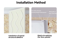 Película Táctil de PVC con Patrón Pequeño para Paredes Interiores, Resistente a Impactos, Tablero de Piedra Plástica con Protección UV, Impermeable y con Relieve