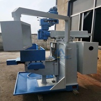 Fraiseuse universelle à tête d'angle pour genoux de machine, fraiseuse à tourelle CNC 5HS, machine verticale manuelle facile à utiliser