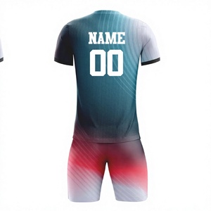 Conjunto de Uniforme de Fútbol Transpirable Sublimado para Hombre, Tela de Malla Personalizada, Secado Rápido, Uniformes de Fútbol para Equipos - Product Image 2