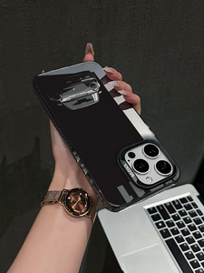 Funda para Teléfono con Diseño de Auto Deportivo Vintage, Acabado de Espejo Bicolor, TPU Pintado con UV, Antigolpes, Antihuellas, Protección de Lente - Product Image 4