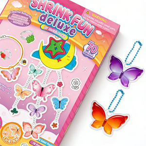 Bunte Schrumpffolien für Kreative Kunstprojekte, Schuldekoration, DIY Handarbeitsprodukte und Kinderspielzeug - Product Image 2
