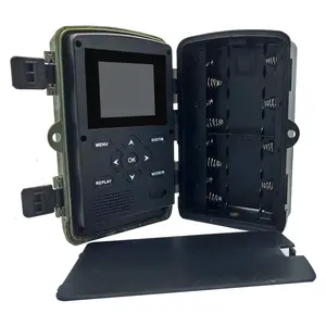 IP66 impermeable 4K 48MP cámara de juego con visión nocturna 0,05 s gatillo activado por movimiento cámara de caza para vida silvestre al aire libre