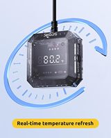 Seaoura-Termómetro Digital Sumergible para Tanque de Peces, Dispositivo con USB, Adecuado para Tortuga, Peces, Tortuga, Sumergible, 2 Unidades