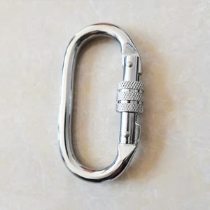 25 kN Heavy Duty Rugged Terrain Locking Carabiner Clip Industrial Strength Carabiners Climbing O shape carabiner