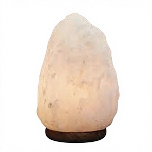 Lámpara de sal de roca natural del Himalaya, lámpara de cristal rosa de 3-5 kg, luz nocturna de Pakistán con embalaje personalizado y cables de alimentación - Product Image 1