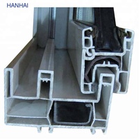 Co-extrusion plastique à double vis conique contrepoussante, rapport L/D 33:1, pour profilés PVC/UPVC de portes, fenêtres et meubles