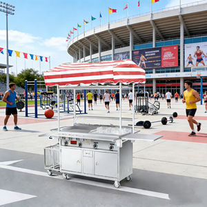 Chariot de restauration mobile à 4 roues en acier inoxydable, convertible, antirouille, avec grille chauffante intégrée, garantie 2 ans, multi-tension, facile à utiliser - Product Image 6