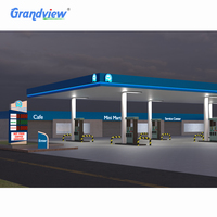 Panneau publicitaire LED pour station-service, personnalisable, avec logo, affichage numérique des prix, étanche et antirouille