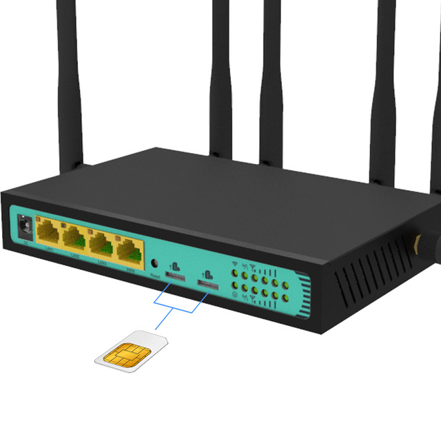 ZBT Dual Sim 300mbps Unlocked 4G LTE Modem Mobile Wifi Wireless Best Dual Sim Crad 4G Lte Router