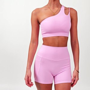 Tops de yoga GC Odor-Control Ropa de yoga con protección solar Sujetadores elásticos de cuatro vías Chalecos de yoga sin costuras - Product Image 6