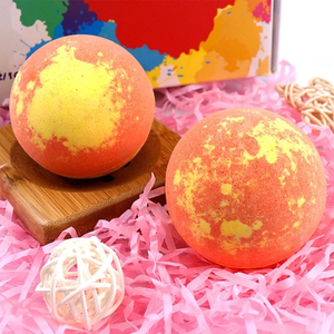 Vente en gros de 100% ingrédients naturels bio vegan bombes de bain bio colorées personnalisées coffret cadeau bombe de bain - Product Image 3