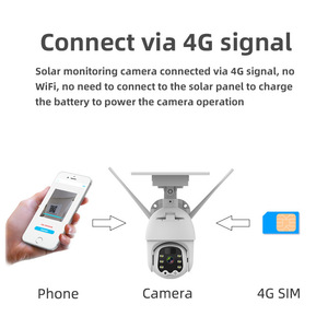 Outdoor Solar Powered 1080P Wireless <b>Security</b> Camera With Night Vision And Cloud Storage For Home Surveillance - Product Image 4