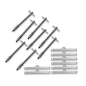 Juego de Válvulas Tipo T de 16 Piezas de Acero para Reparación y Reemplazo de Motores Chevrolet 265 283 302 305 307 327 350 400 - Product Image 3