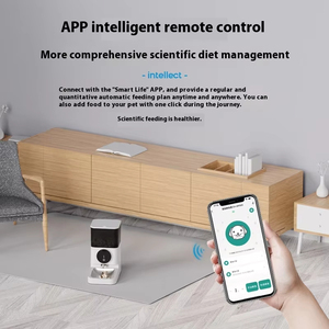 Comedero Automático Ecológico de Acero Inoxidable con Control por Aplicación, Carga, Cámara, Gran Capacidad de 4L, Programación Inteligente y Alimentación Fuera de Línea - Product Image 2