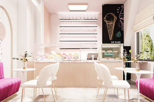 Estudio profesional de pasteles, tienda completa, iluminación LED giratoria personalizada, presentación de pasteles escalonados, soportes de postres ecológicos - Product Image 2