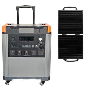 Generador de Energía Solar Portátil Recargable LANX 2000W 2201WH, Estación de Energía de Respaldo para Emergencias, Hogar y Camping, con Ruedas - Product Image 1
