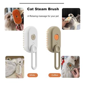 Chargeur USB 360 ° Brosse rotative <span class=keywords><strong>pour</strong></span> chat avec vaporisateur <span class=keywords><strong>pour</strong></span> la mue des animaux de compagnie Brosse de massage en silicone <span class=keywords><strong>pour</strong></span> animaux de compagnie - Product Image 4