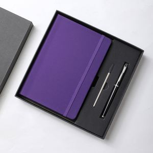 Coffret Cadeau Carnet et Stylo en Papier Rouge avec Insert Personnalisé pour Cadeaux d'Entreprise et Commandes en Gros - Product Image 2