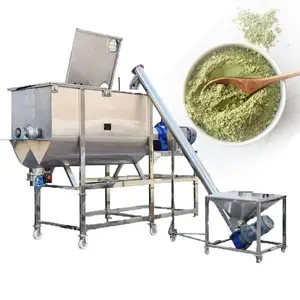fertilizer tmr organic auger spreader machines chemical machinery & equipment horizontal-ribbon-mixer-500kg horizontal mixer