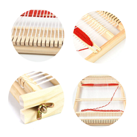 Kit de métier à tisser populaire en bois, métier à tisser multi-artisanat, bricolage, tricot à la main, machine à tisser