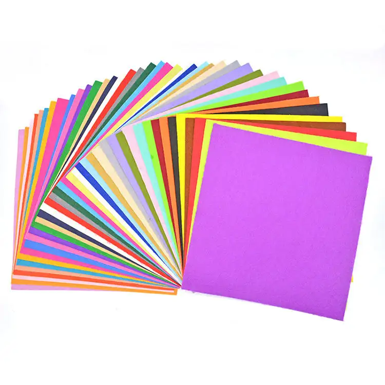 Soft felt craft sheets non woven color felt fabric mix color thick felt sheets wool blend felt sheets for crafting