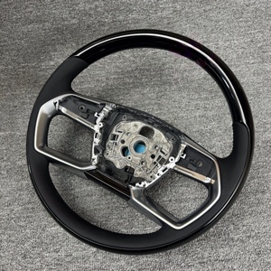 Volante <span class=keywords><strong>de</strong></span> Fibra <span class=keywords><strong>de</strong></span> Carbono para Audi A8D5A7A7A6A7L, Acabado en Negro <span class=keywords><strong>Piano</strong></span>, Madera <span class=keywords><strong>de</strong></span> Ébano - Product Image 3
