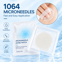 Patchs anti-acné hydrocolloïdes à micro-aiguilles dissolvantes Mic-A-4 Microdart, OEM, marque privée, anti-rides, Circle Circle