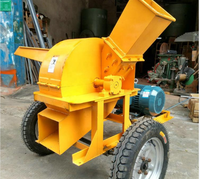 Broyeur de bois industriel Déchiqueteuse de bois pour la production de sciure de biomasse/déchiqueteuse de bois diesel recyclage