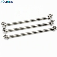 Jauge de positionnement pour brackets orthodontiques en acier inoxydable Fultone Dental, jauge de hauteur de bracket S/M/L 1PC