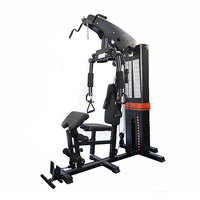 Jaula de Potencia Multifuncional Unisex con Banco para Sentadillas, Estación de Entrenamiento para Gimnasio en Casa, Máquina para Levantamiento de Pesas y Musculación