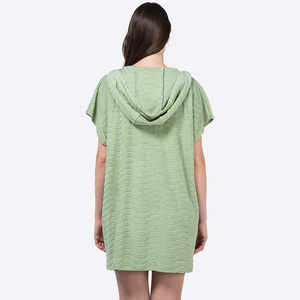 Vente en gros Vêtements <span class=keywords><strong>de</strong></span> nuit à capuche longs en coton doux grande taille à manches courtes pour femmes Chemises <span class=keywords><strong>de</strong></span> nuit - Product Image 3