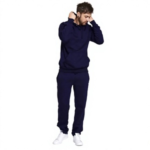 Ensemble de survêtement unisexe tendance avec sweat à capuche et pantalon de jogging coupe décontractée, style streetwear décontracté, tissu doux au toucher, personnalisable (couleurs, tailles, logo, marque privée) - Product Image 5