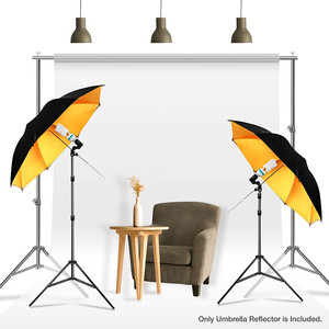 Photographie 2 en 1 33 "Réflecteur parapluie noir et <span class=keywords><strong>doré</strong></span> pour studio photo - Product Image 5
