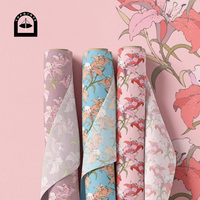 Tissu en coton floral Topoints pour robes, impression numérique, motifs personnalisés AFD