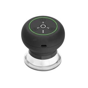 Juego de ventosas de terapia de vidrio eléctrico inteligente, succión de 3 niveles/calefacción/vibración, máquina de masaje corporal tipo C recargable por USB - Product Image 1