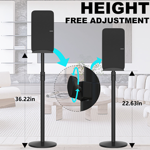 Giá đỡ loa đứng bằng kim loại nặng cho loa Sonos Play 5, cặp giá đỡ - Product Image 4