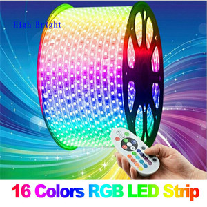 Ip65 WiFi <span class=keywords><strong>220</strong></span> <span class=keywords><strong>voltios</strong></span> 60led/M <span class=keywords><strong>220</strong></span> V 100 m/rollo <span class=keywords><strong>220</strong></span> V 240V 5050 exterior impermeable WiFi potencia flexible RGB tira de luz <span class=keywords><strong>LED</strong></span> - Product Image 5