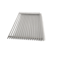 304 plateau de maille de barbecue en acier inoxydable pour la fête de Camping en plein air ensemble d'outils en métal Durable pour bâtons de gril pour les restaurants de cuisine