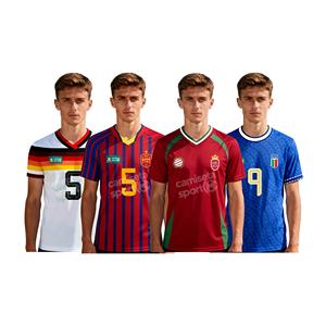 Camisetas de Fútbol de Selecciones Nacionales 2026 con Diseños de Australia e Irán, Ropa para Fanáticos de Ocho Países, Diseñadas para los Mercados Internacionales de Fútbol - Product Image 1