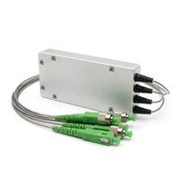 Sakelar Optik Mekanis MEMS-1x4 1x4 yang Dapat Disesuaikan, Tipe Latching, Kecepatan Tinggi, 5V DC, Manajemen Tautan Serat Optik untuk Pusat Data