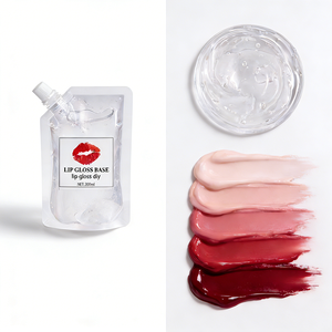 Base <span class=keywords><strong>de</strong></span> Brillo Labial Vegano <span class=keywords><strong>de</strong></span> 100 ml, Brillo Labial DIY Mate y Brillante, Base <span class=keywords><strong>de</strong></span> Brillo Labial Hidratante, Libre <span class=keywords><strong>de</strong></span> Crueldad, <span class=keywords><strong>Maquillaje</strong></span> Transparente al por Mayor - Product Image 1