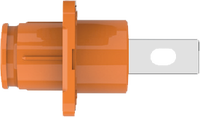 Connecteur de stockage d'énergie positif 250A-Type de trou traversant pour systèmes BESS/batterie IP67, UL94V-0