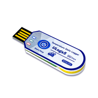 Registrador de datos de temperatura Usb IP67 impermeable de alta precisión Registrador DE DATOS desechable Informe PDF automático
