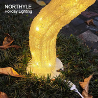 3m LED Kirschblüte im Freien beleuchtet Kokospalme Licht LED Lichter gepflanzt Baum