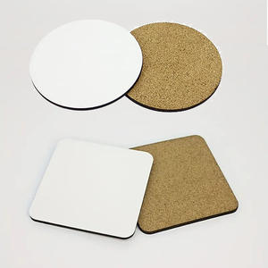 Wholesale DIY Custom Printing MDF Wooden <b>Coaster</b> Set Absorbent Table Mat Pad <b>Drink</b> Coffee Tea Cup Sublimation Blank <b>Coaster</b> - Product Image 1
