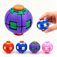 Juguete Antiestrés Giratorio 2 en 1 Impreso en 3D, Bola Giratoria para Aliviar el Estrés, Juguete Sensorial Portátil de Descompresión, Promocional